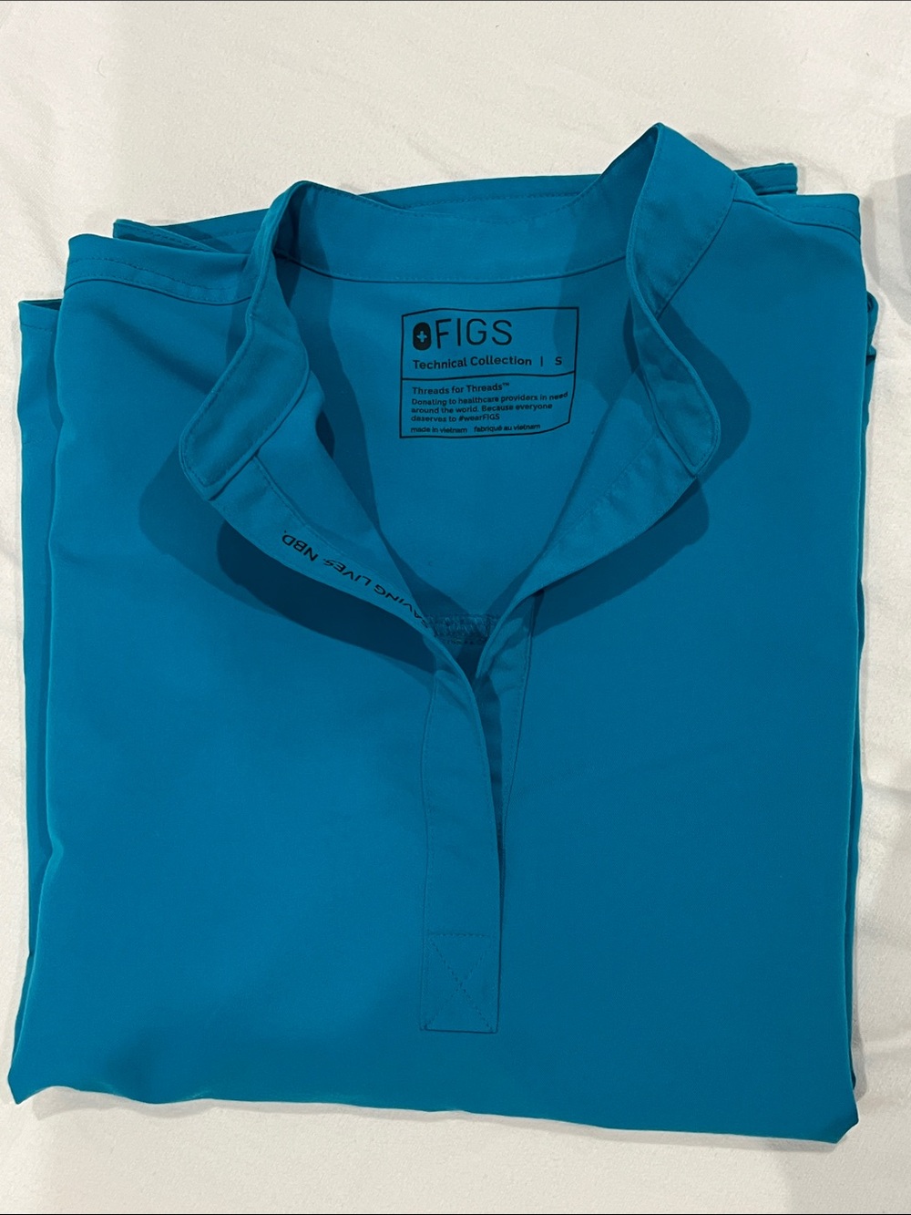 FIGS Scrub Set Medium Teal - Picture 2 of 6